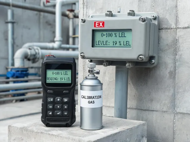 Environmental monitoring device at industrial site