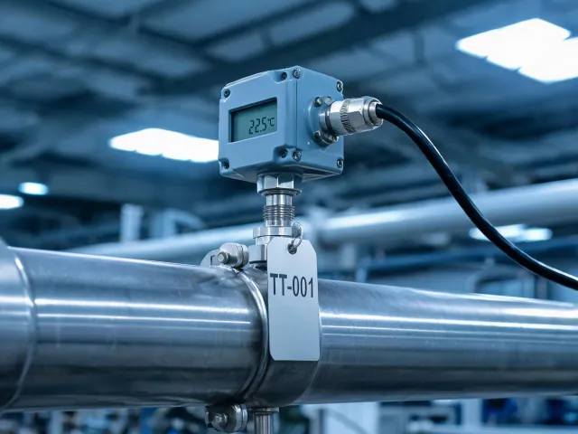 Industrial temperature sensor and transmitter